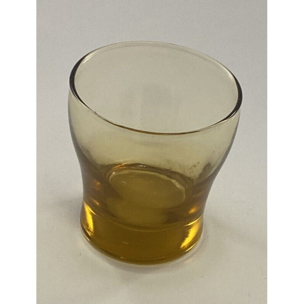 Small Amber Glass Cocktail whiskey/burban Glasses